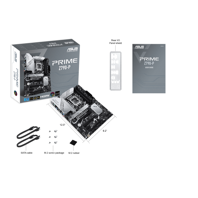 Материнская плата ASUS PRIME Z790-P LGA1700 4xDDR5 4xSATA3 Raid 3xM.2 HDMI DP ATX