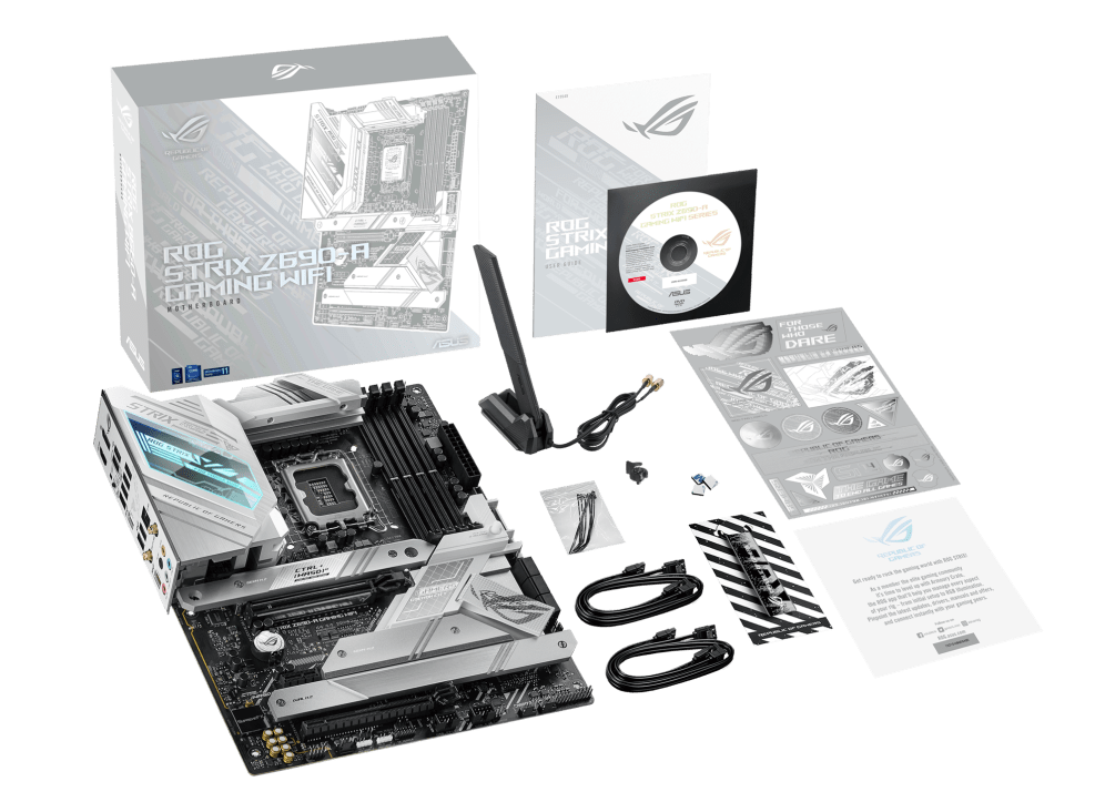 Материнская плата ASUS ROG STRIX Z690-A GAMING WIFI LGA1700 4xDDR5 6xSATA3 RAID 4xM.2 HDMI DP ATX