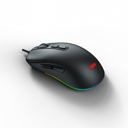 Мышь игровая AOC GM300B 7 кн. 6200 dpi, USB2.0 кабель 1.8 м Черный GM300B