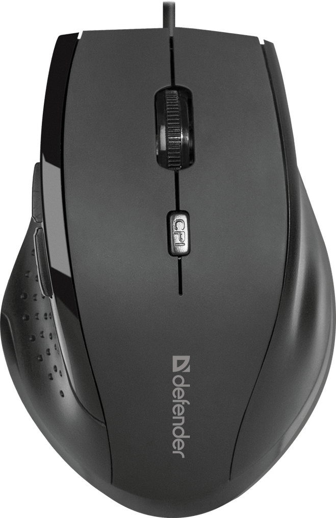 Мышь проводная Defender Accura MM-362 черный,6 кнопок, 800-1600 dpi, НОВИНКА!