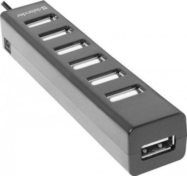 7-портовый мини-разветвитель USB 2.0 Defender Quadro Swift, НОВИНКА!