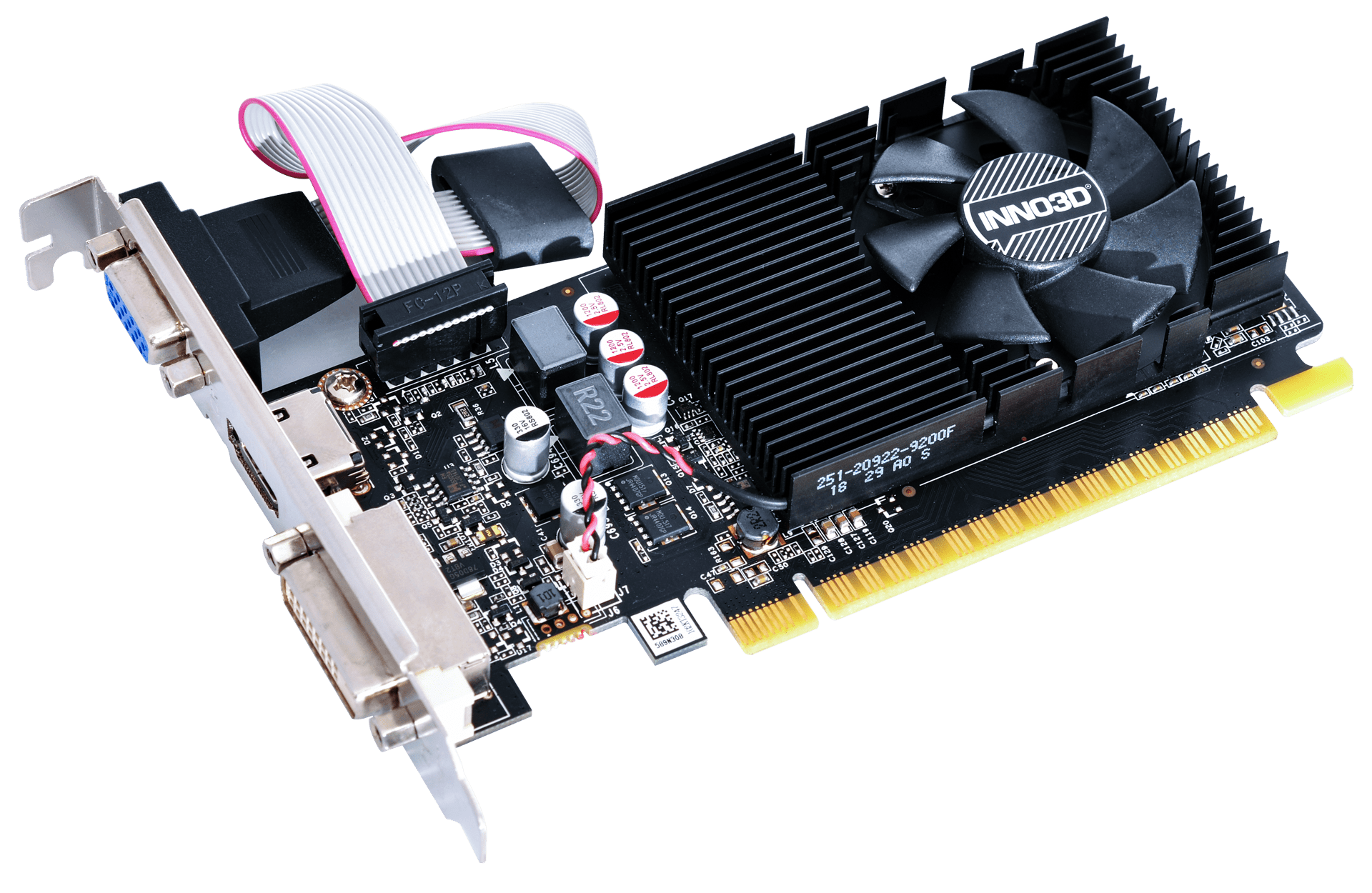 Видеокарта Inno3D GeForce GT730 4GB SDDR3 LP, 4G SDDR3 64bit VGA HDMI DVI N73P-BSDV-M5BX