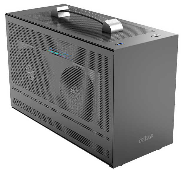 Корпус PCCooler I100 PRO MESH GY  ITX USB3.0 1x3.5