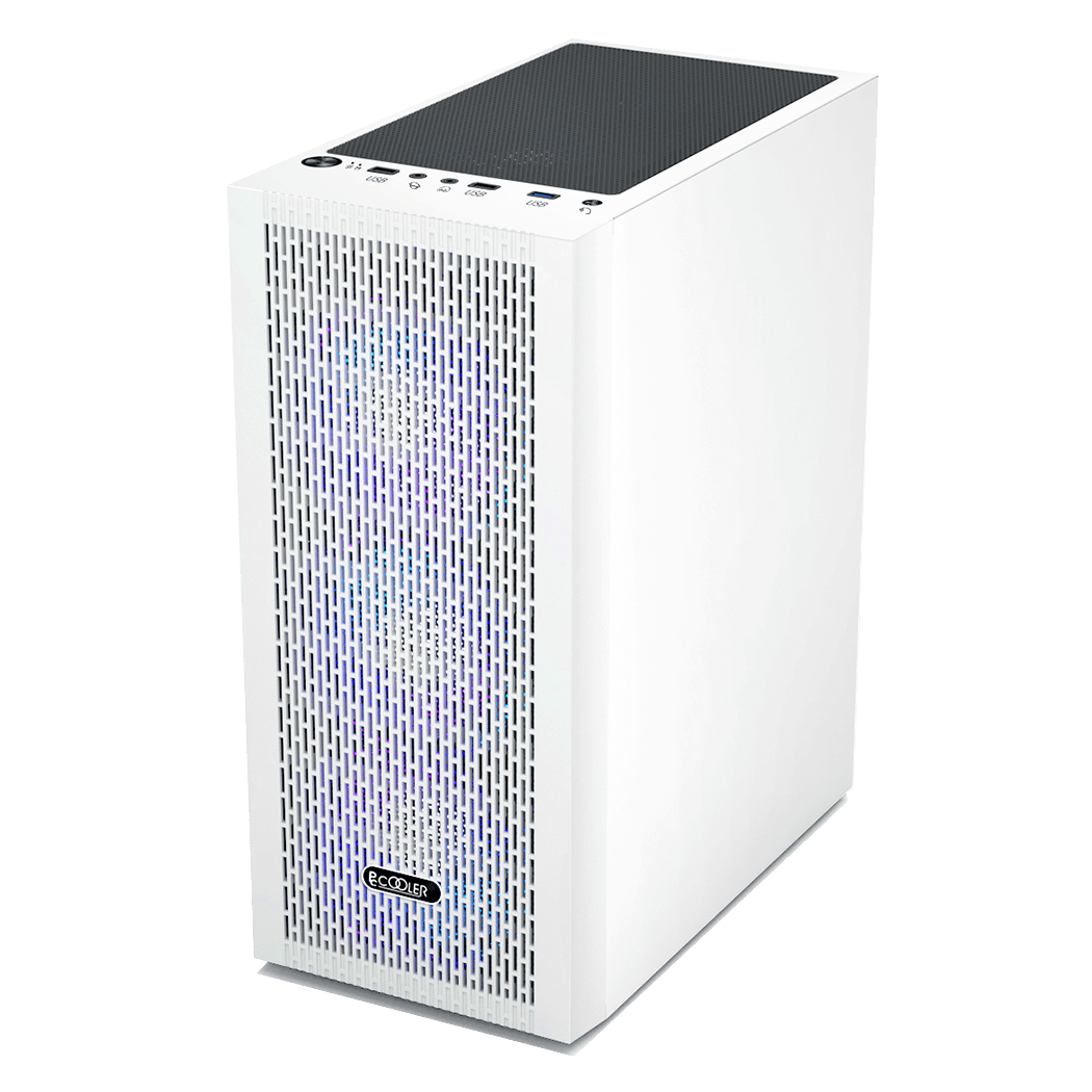 Корпус PCCooler MA100 MESH WH ATX/M-ATX/ITX USB3.0, 2xUSB2.0 White