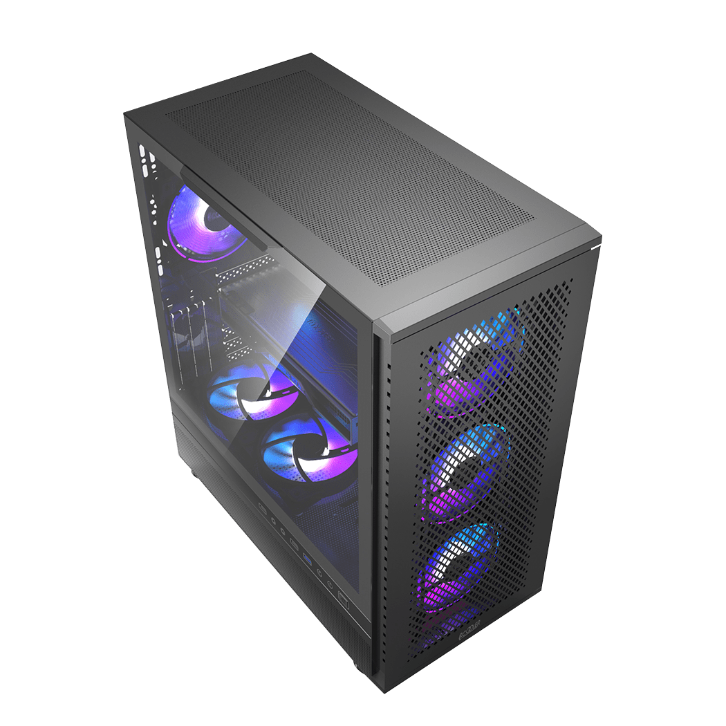 Корпус PCCooler ME200 MESH BK EATX/ATX/mATX/ITX USB3.0, 2USB2.0 Black