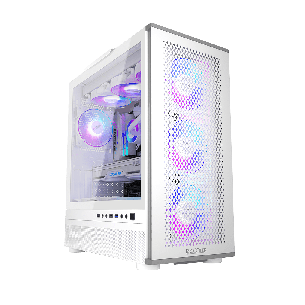 Корпус PCCooler ME200W MESH WH EATX/ATX/mATX/ITX USB3.0, 2USB2.0 White