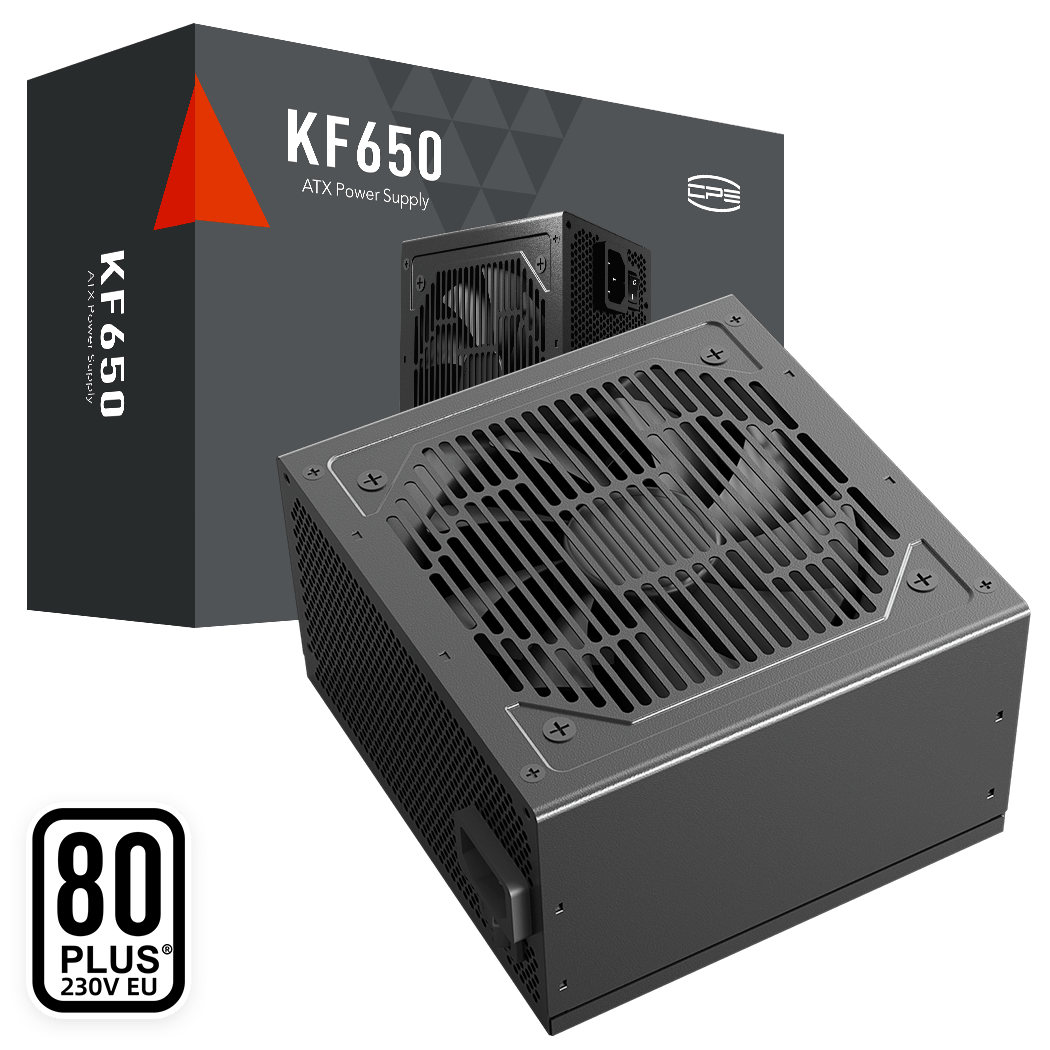 Блок питания PCCooler  KF650 650W Non Modular 80 PLUS White Fan 120mm Черный P3-F650-W1H