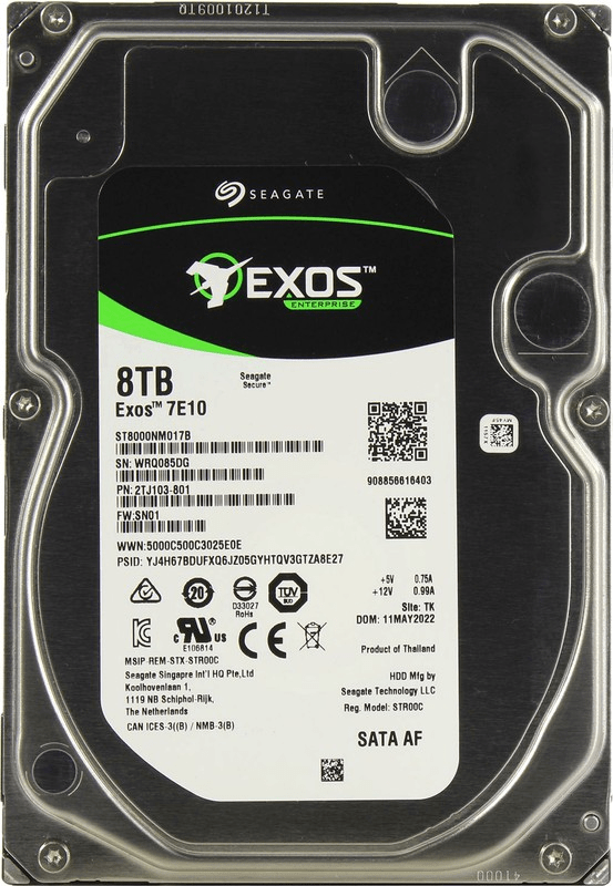 Корпоративный жесткий диск  8Tb Seagate EXOS 7E10 SATA3 3.5
