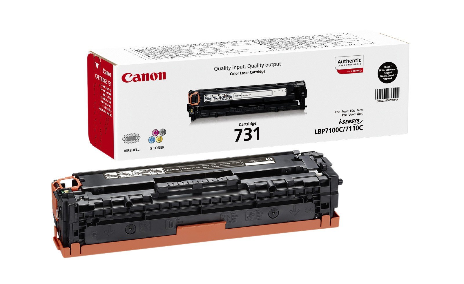 Картридж Canon 731BK/LBP7100Cn/7110Cw (6272B002AA)